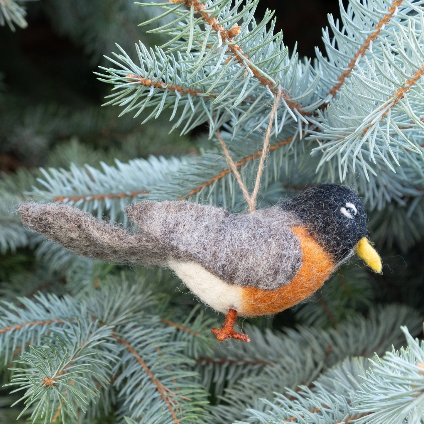 Felt Bird Ornaments from The Winding Road