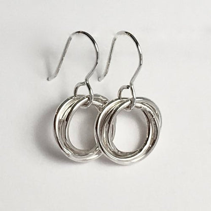 Small Love Knot Earrings by Cullen Jewelry Design