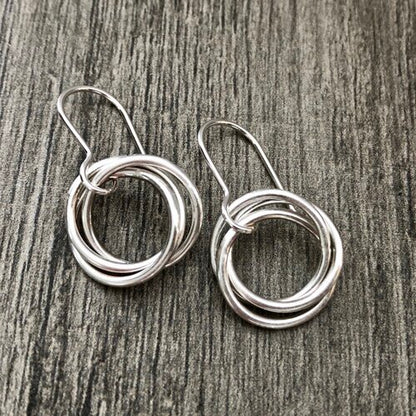 Small Love Knot Earrings by Cullen Jewelry Design
