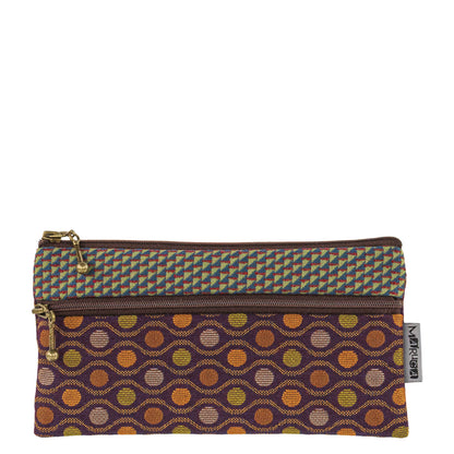 Heidi Wallet in Peacock Wine by Maruca Design