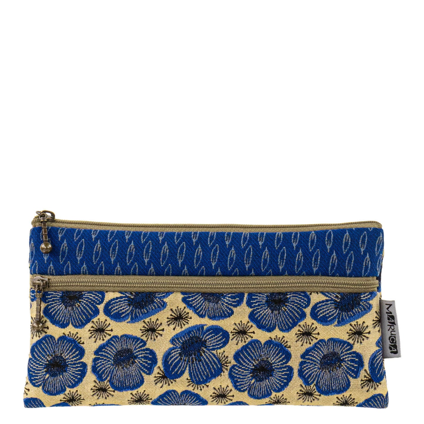 Heidi Wallet in Poppy Blue by Maruca Design - Maine Yarn & Fiber Supply