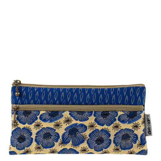 Heidi Wallet in Poppy Blue by Maruca Design - Maine Yarn & Fiber Supply