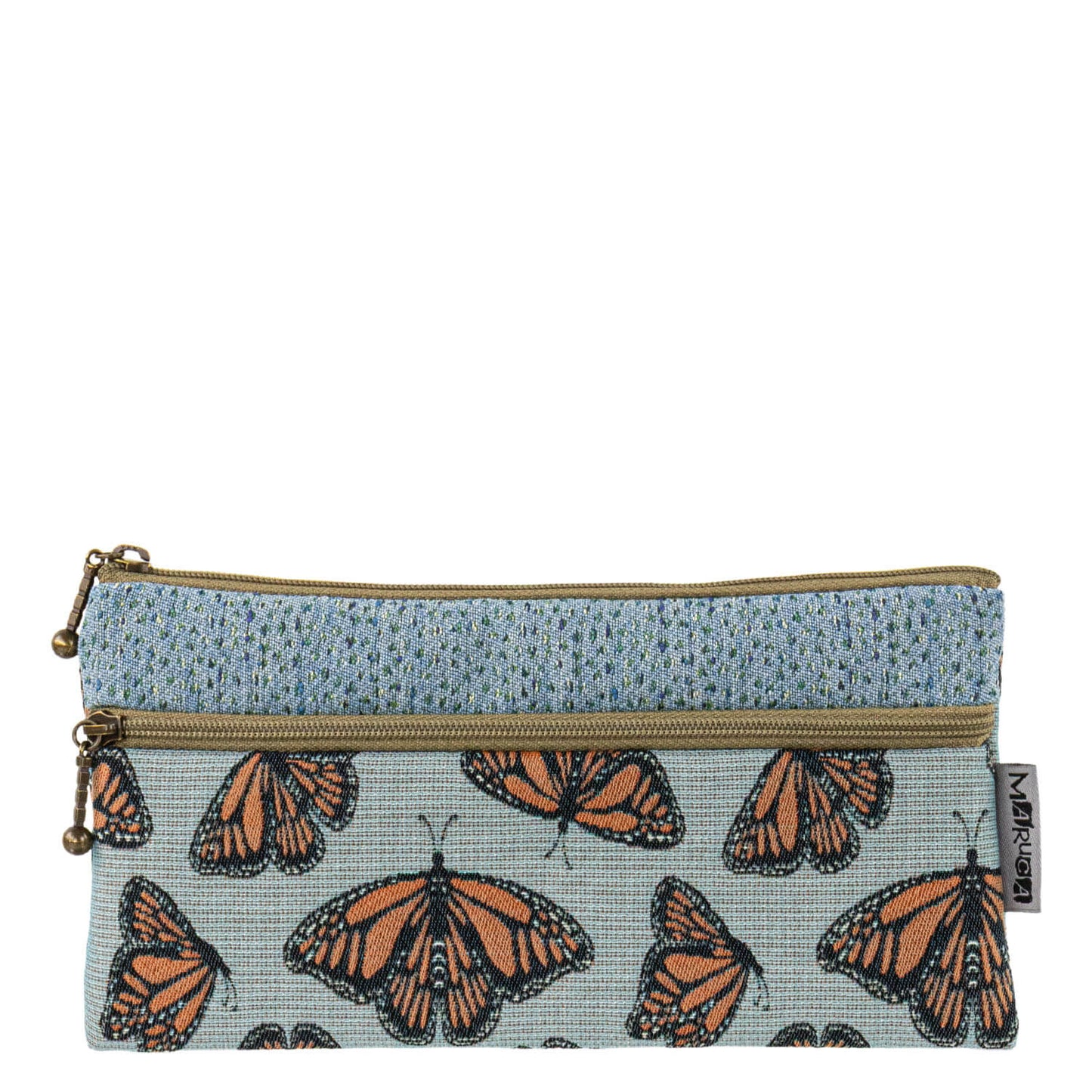Heidi Wallet in Monarch Sky by Maruca Design - Maine Yarn & Fiber Supply