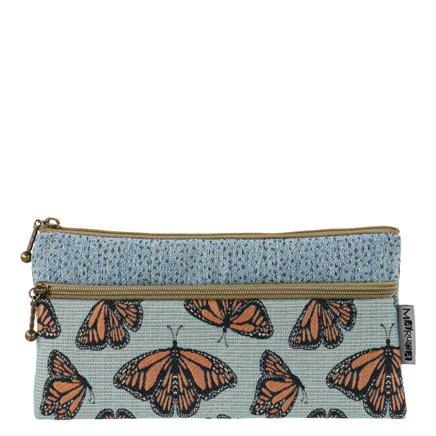 Heidi Wallet in Monarch Sky by Maruca Design - Maine Yarn & Fiber Supply