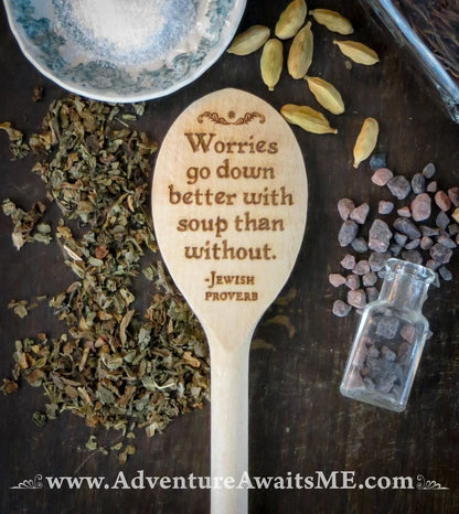 Whimsical Wooden Spoons by Adventure Awaits