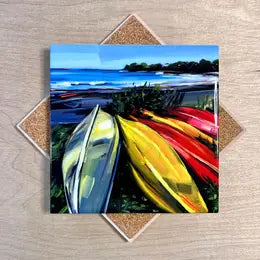 Maine Kayaks Trivet by Art by Alyssa