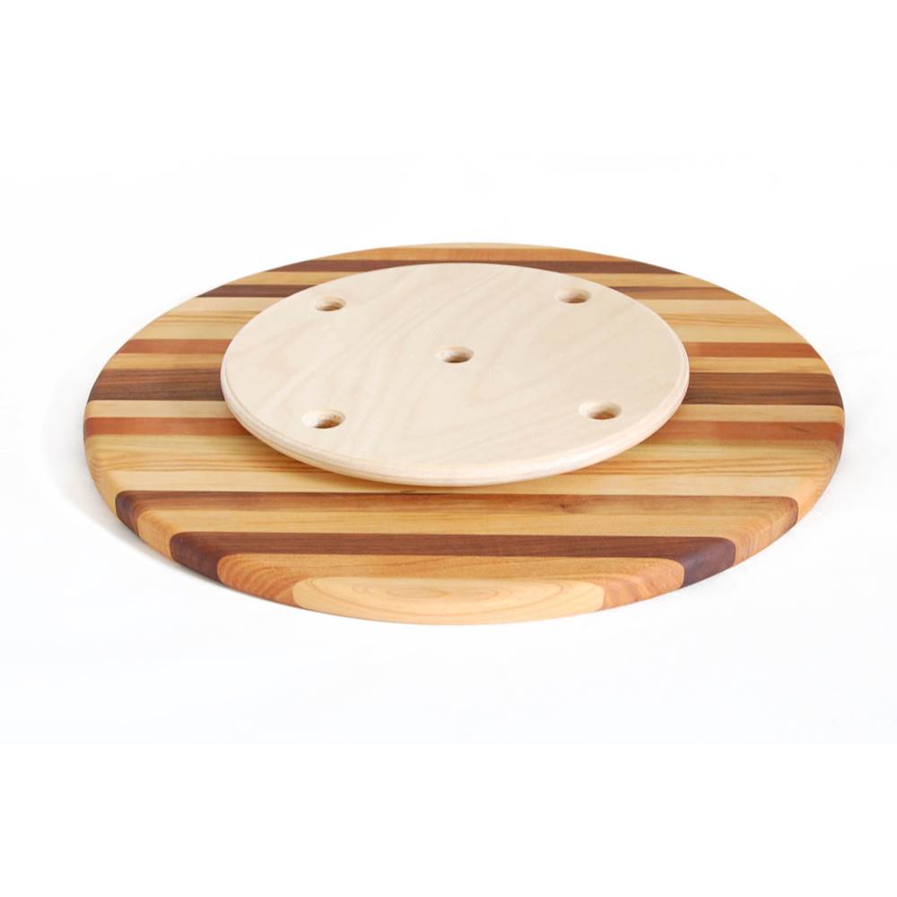 Round Lazy Susan by Dickinson Woodworking