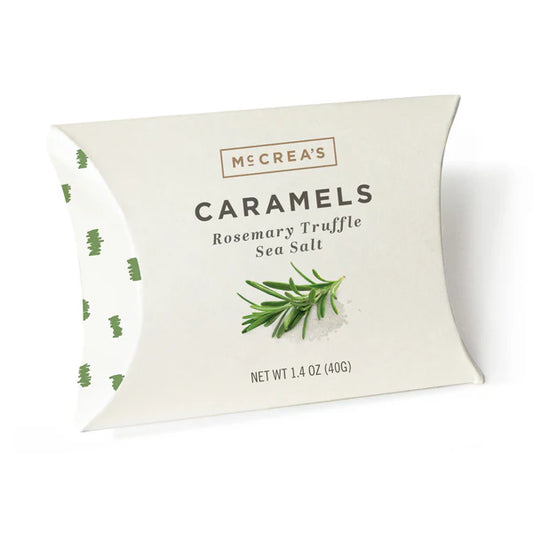 Rosemary Truffle Sea Salt Pillow Pack By McCrea's Fine Caramels