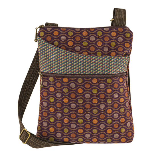 Pocket Bag in Peacock Wine by Maruca Designs