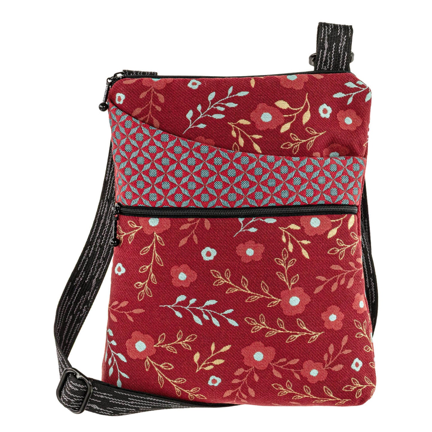 Pocket Bag in Flora Red by Maruca Designs