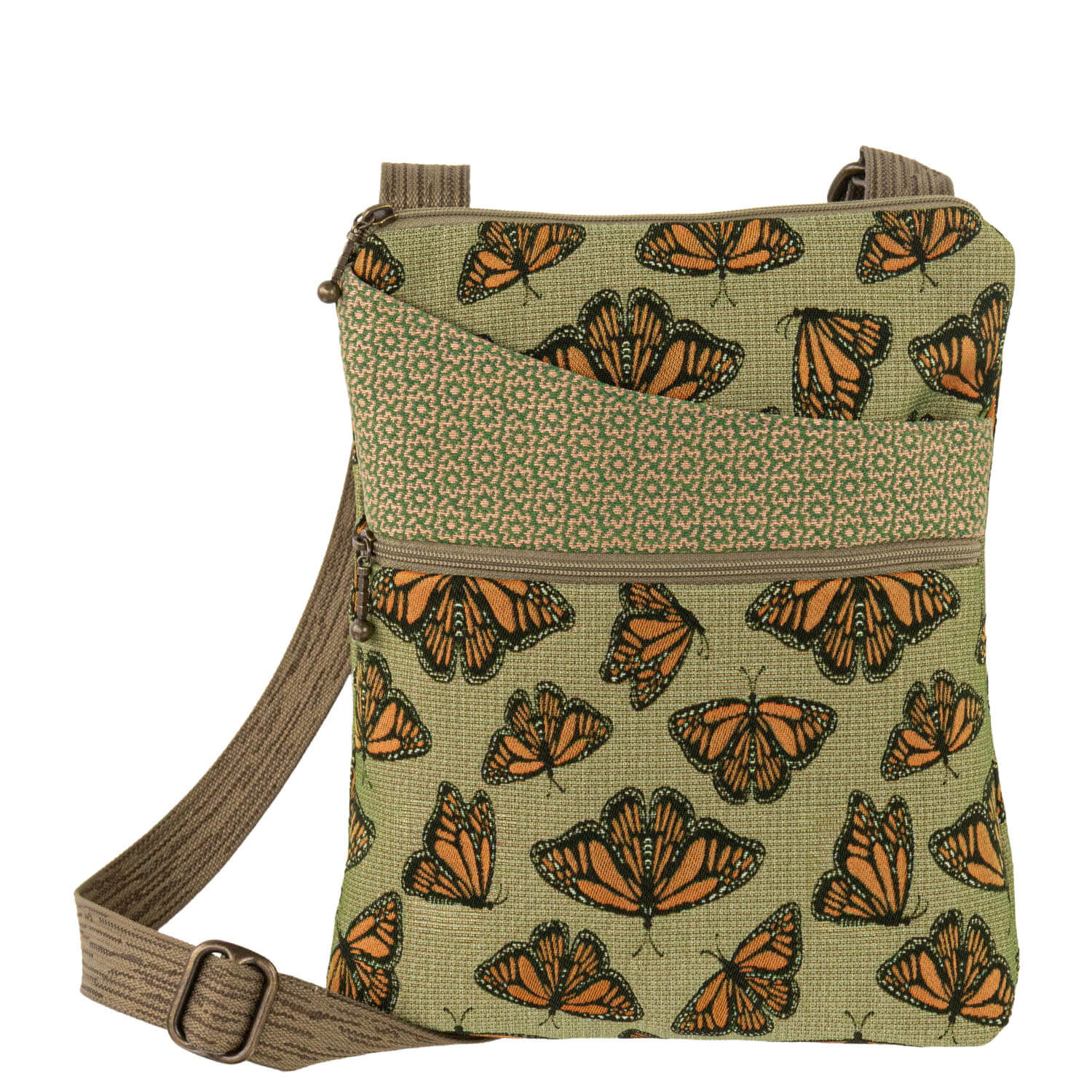 Pocket Bag in Monarch Sage by Maruca Designs - Maine Yarn & Fiber Supply