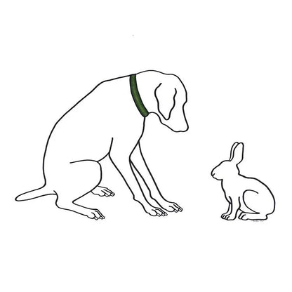 Hare - Greeting Card by 3 Legged Dog Ink