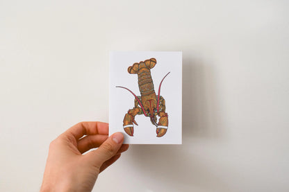Lobster - Greeting Card by 3 Legged Dog Ink