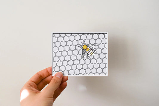 Honey - Greeting Card by 3 Legged Dog Ink