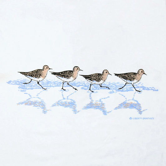 Sandpipers Toddler T-Shirt in White by Liberty Graphics - Maine Yarn & Fiber Supply