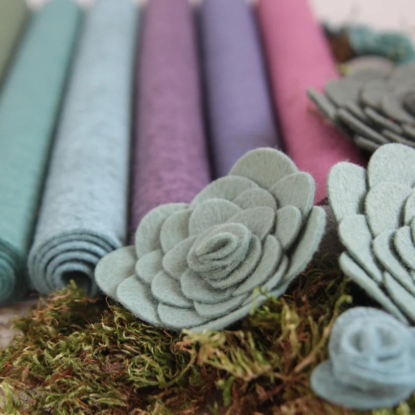 Wool Blend Felt Sheets by Benzie Design - Maine Yarn & Fiber Supply