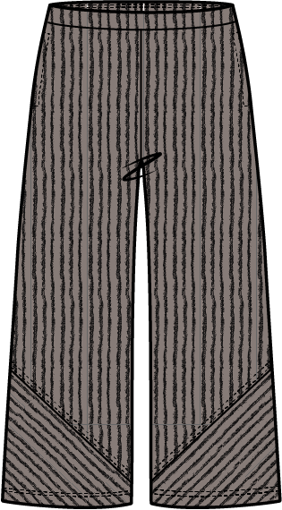 Pasadena Stripe Veranda Pant in Truffle by Habitat Clothing