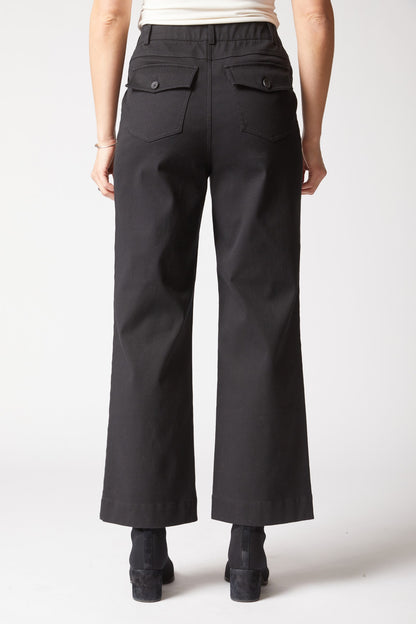 Ultra Stretch Twill Soho Pant in Black by Habitat Clothing