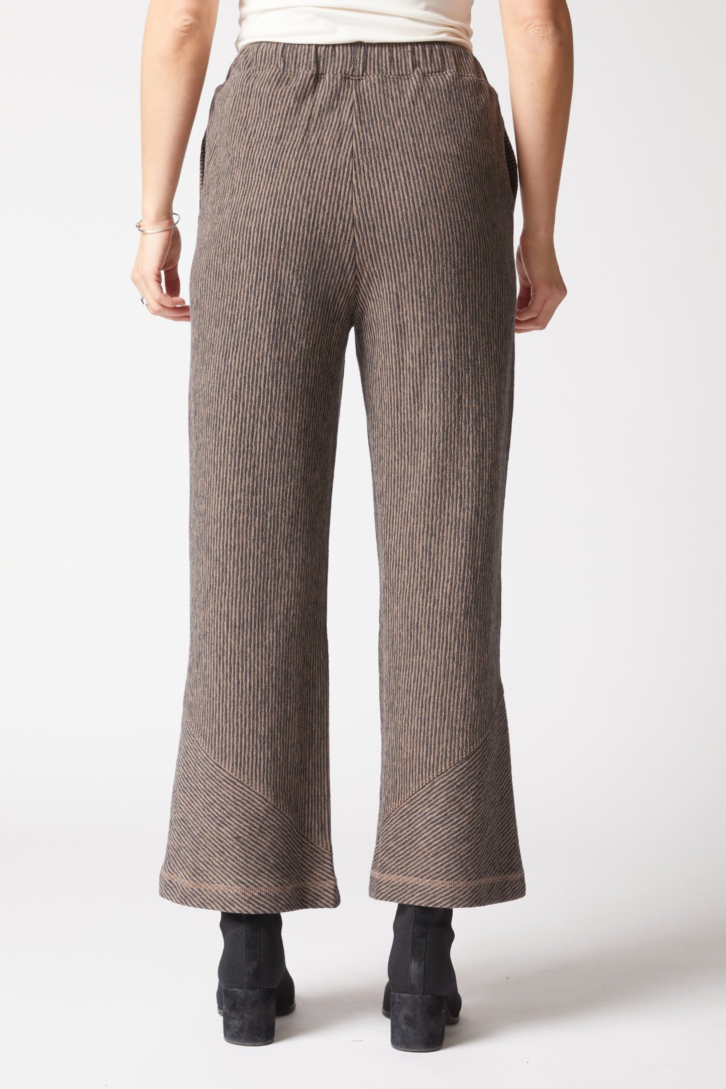 Pasadena Stripe Veranda Pant in Truffle by Habitat Clothing