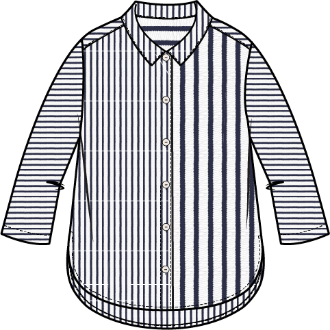 2026 Next in Line Shirt in Navy by Habitat Clothing - Maine Yarn & Fiber Supply
