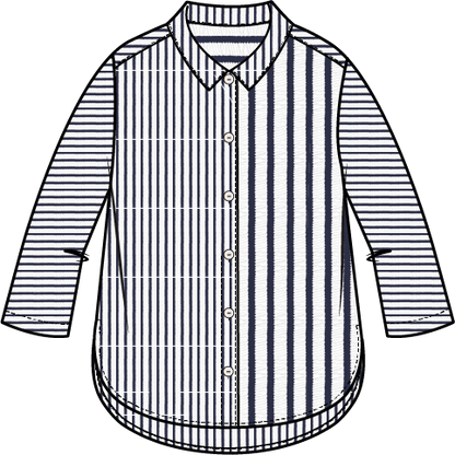2026 Next in Line Shirt in Navy by Habitat Clothing - Maine Yarn & Fiber Supply