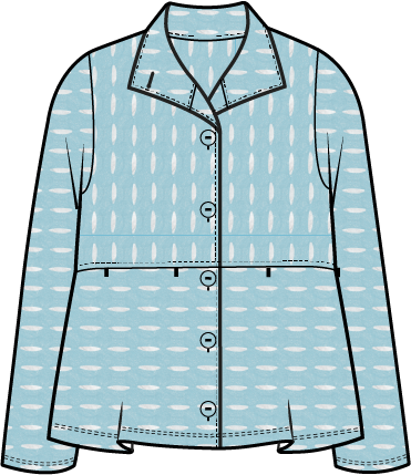 2026 Newport Knit Downtown Jacket in Topaz by Habitat Clothing - Maine Yarn & Fiber Supply