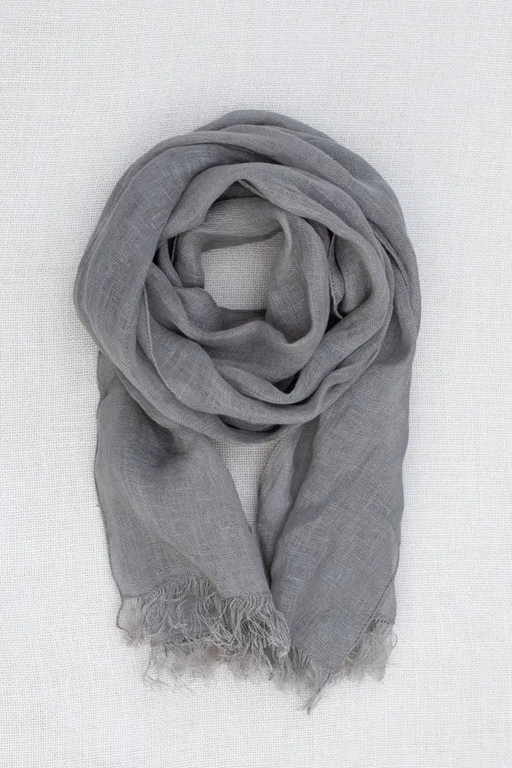 Linen Gauze Scarf by Vikolino