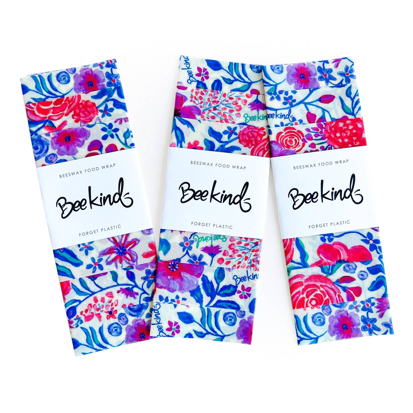 Tropics Beeswax Wraps - Set of 3 by Bee Kind
