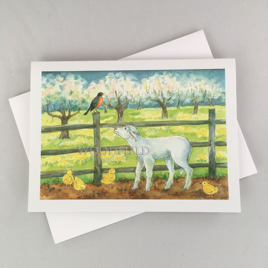 Springtime Arrives - Greeting Card by Woodfield Press