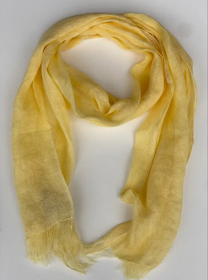 Linen Gauze Scarf by Vikolino