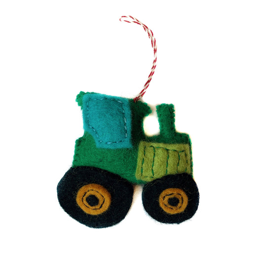 Tractor Wool Ornament by Ornaments 4 Orphans