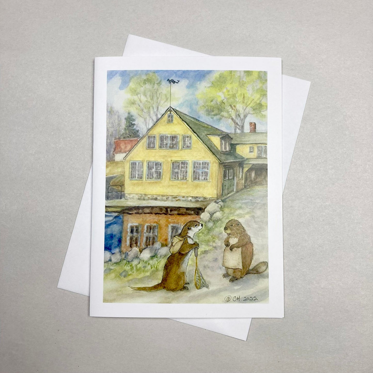 Mill Hollow - Greeting Card by Woodfield Press
