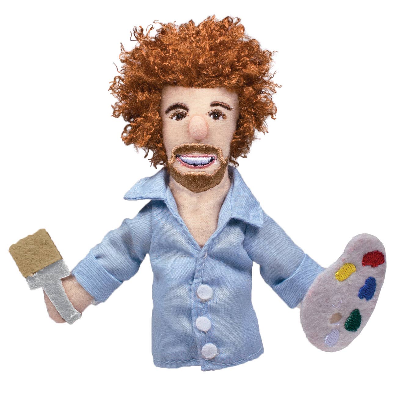 Bob Ross Finger Puppet from Unemployed Philosophers Guild