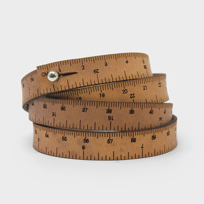 Leather Wrist Rulers by Crossover Industries - Maine Yarn & Fiber Supply