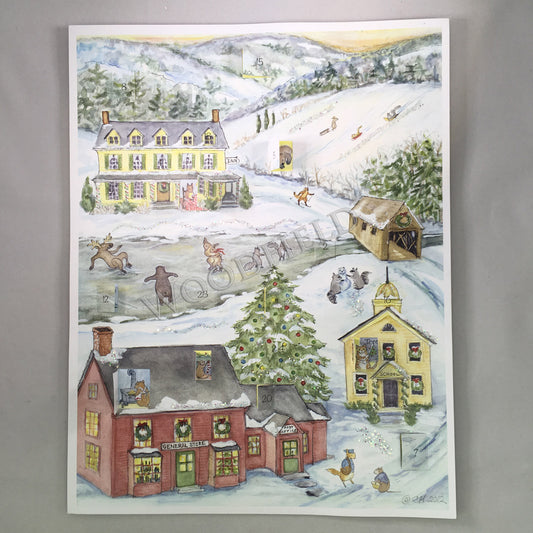 Country - Advent Calendar by Woodfield Press