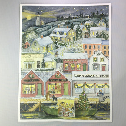 Seaport - Advent Calendar by Woodfield Press