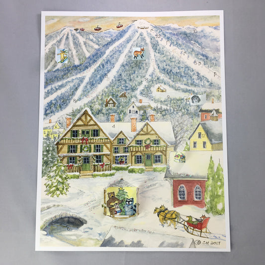 Alpine - Advent Calendar by Woodfield Press