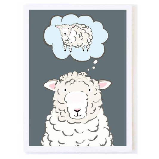 Thinking of Ewe - Greeting Card by Molly O