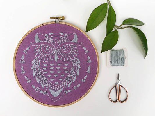 Owl Embroidery Kit by Rikrack