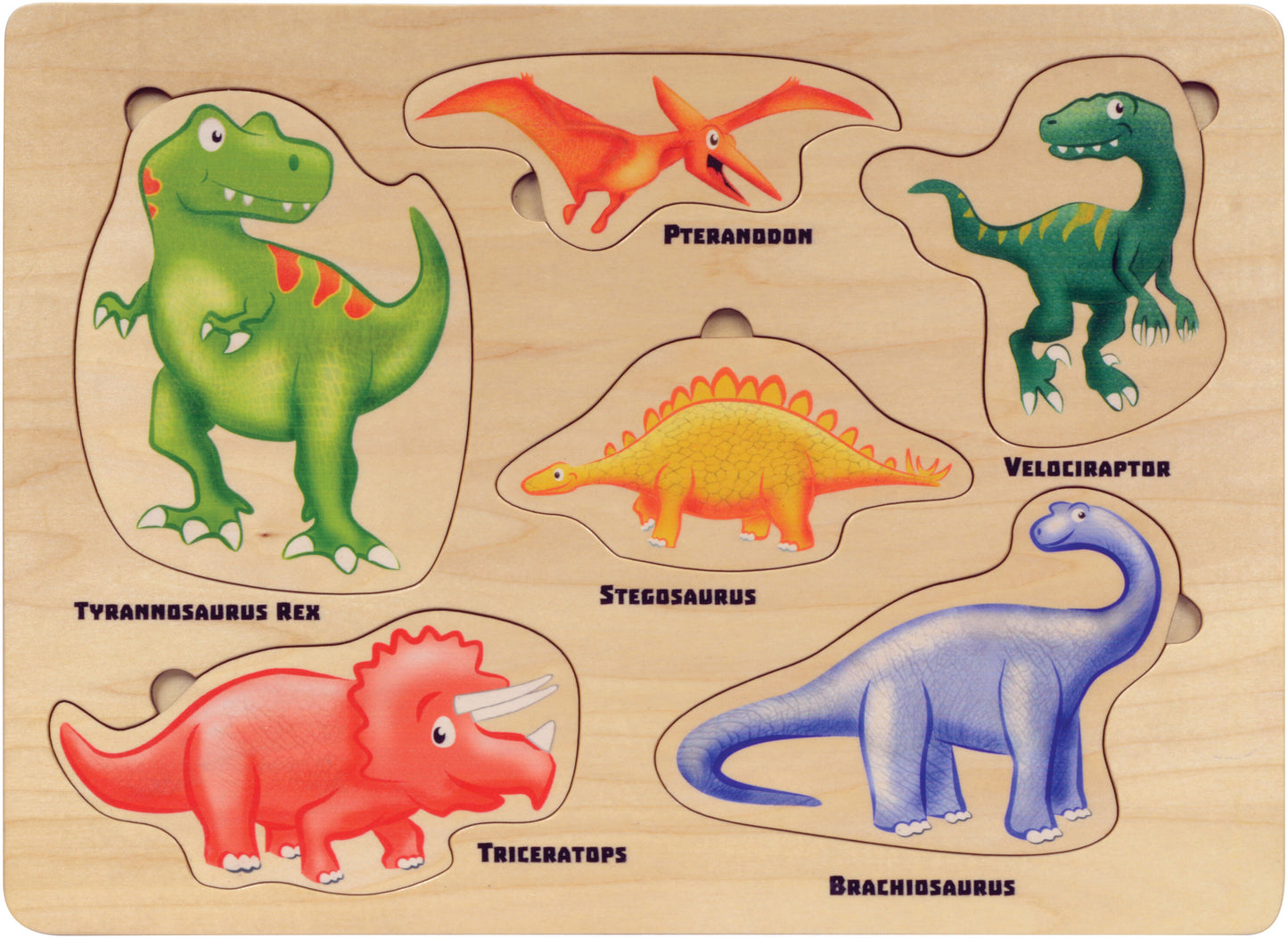 Dinosaurs - Lift & Learn Puzzle by Maple Landmark