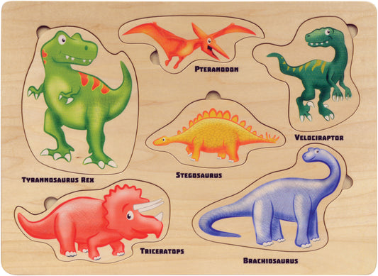 Dinosaurs - Lift & Learn Puzzle by Maple Landmark