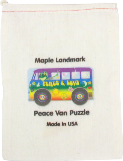 Peace Van - Shaped Puzzle by Maple Landmark