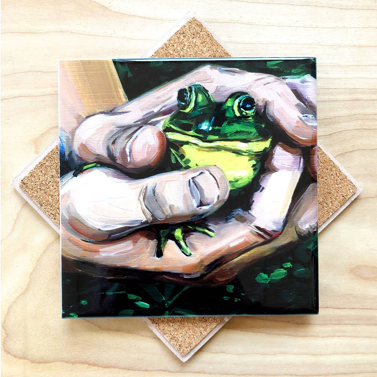 Frog Trivet by Art by Alyssa