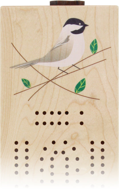 Chickadee Cribbage Board by Maple Landmark