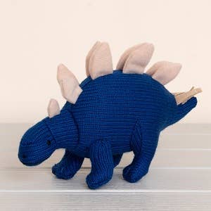 Blue Stegosaurus Dinosaur Plush Toy from Best Years