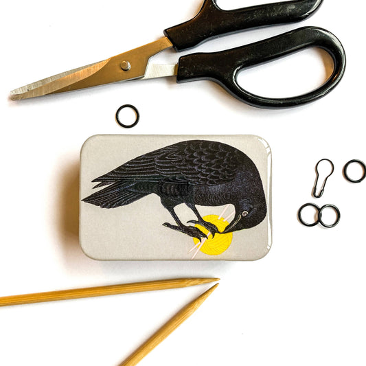Yarn Crow Storage Tin from Firefly Notes