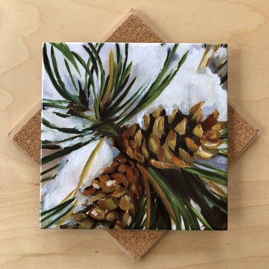 Pinecone Trivet by Art by Alyssa