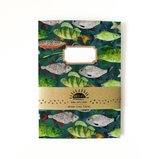 Flumens Freshwater Fish Lined Journal by Also the Bison