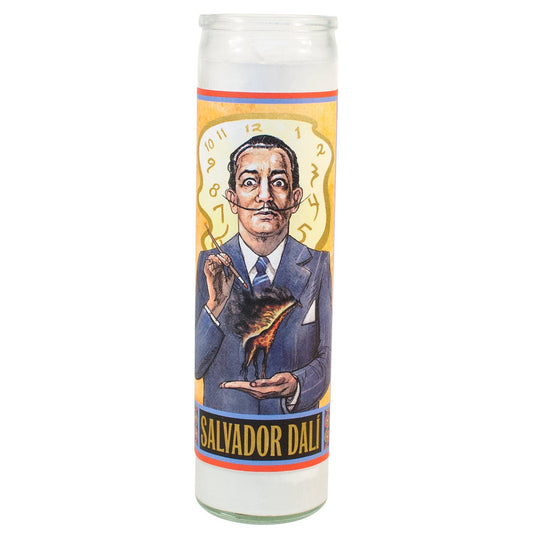 Salvador Dali Secular Saint Candle from Unemployed Philosophers Guild