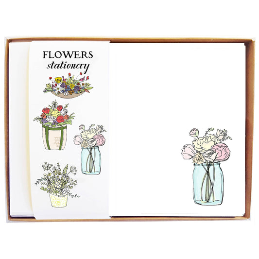 Flowers Stationery by Molly O